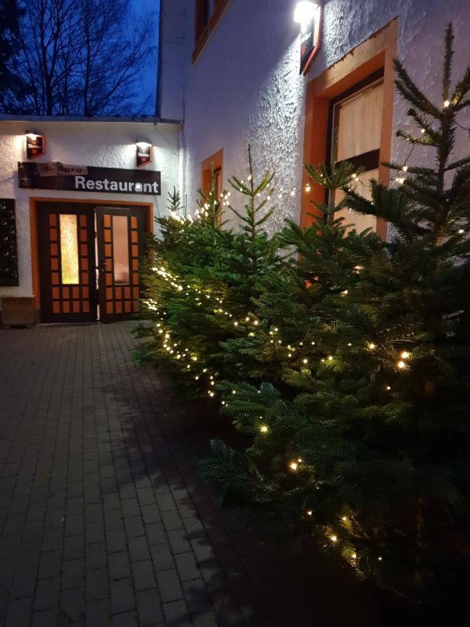 Pension Und Restaurant Die Burg Ehrenfriedersdorf Extérieur photo